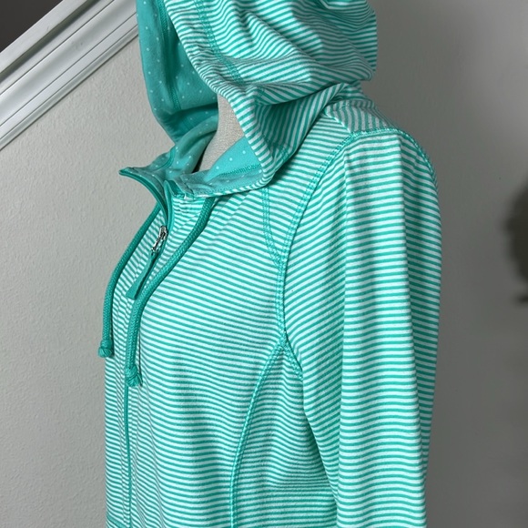 Made for Life PM Green Striped Hoodie Jacket - Picture 5 of 15